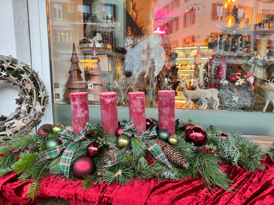 Traditionell Adventkranz