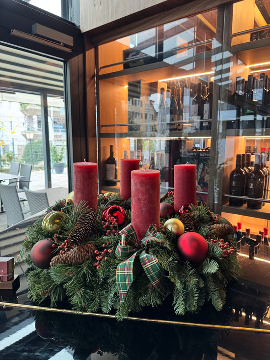 Traditionell Adventkranz
